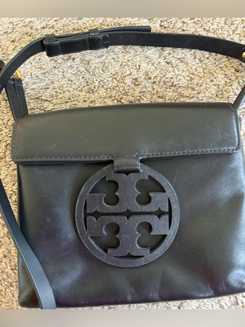 Tory Burch Miller Flap Crossbody in Black
